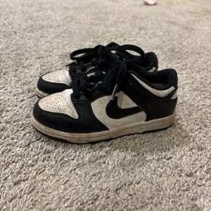 Nike Kids Black and White Sneakers